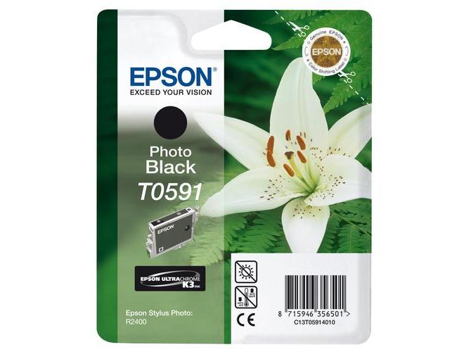 Inkoustová náplň EPSON C13T05914010, černá foto (black photo), 13ml
