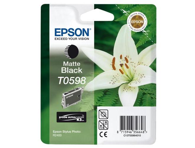 Inkoustová náplň EPSON  C13T05984010, matná černá (matte black), 13ml