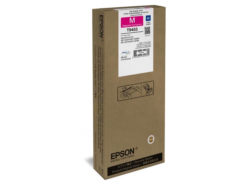 Inkoustová náplň EPSON T9453 Ink Cartridge Magenta XL, purpurová (magenta), 5.000 stran