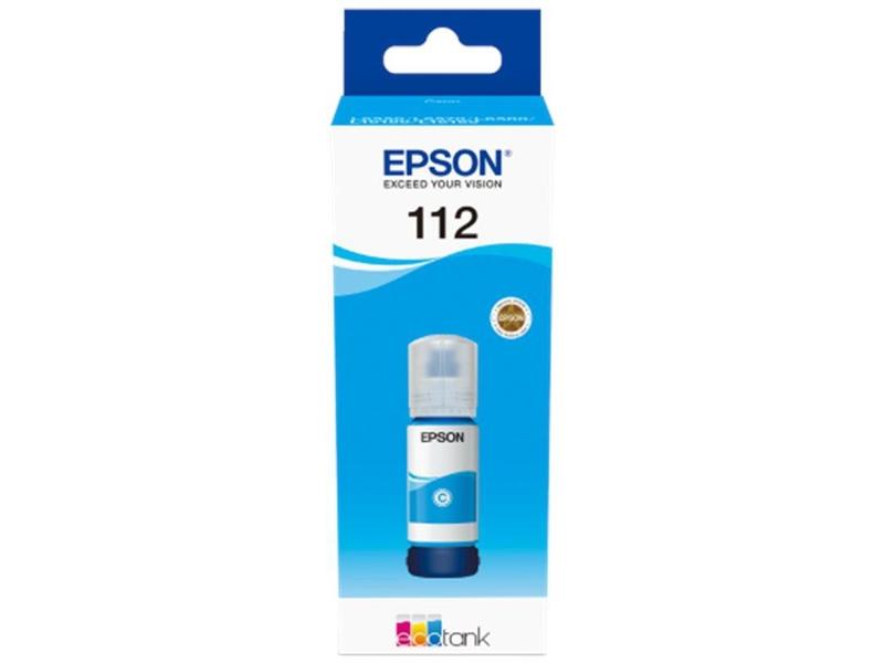 Inkoustová náplň EPSON 112 EcoTank Pigment Cyan ink bottle