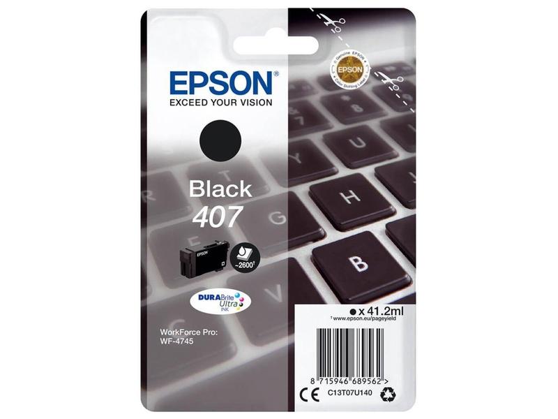 Inkoustová náplň EPSON WF-4745 Series Ink Cartridge XL, černá (black)