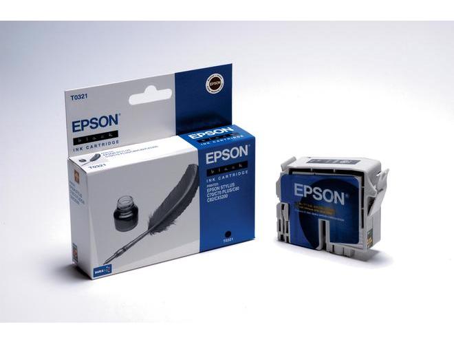 Inkoustová náplň EPSON  C13T032140, černá (black), 32 ml