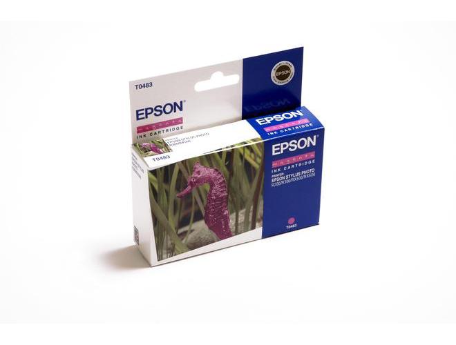 Inkoustová náplň EPSON C13T048340, purpurová (magenta), 13 ml