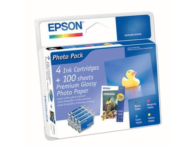 Inkoustová náplň EPSON C13T055640, všechny 4 barvy, Multipack