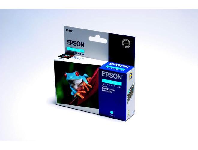 Inkoustová náplň EPSON C13T054240, azurová (cyan), 13 ml