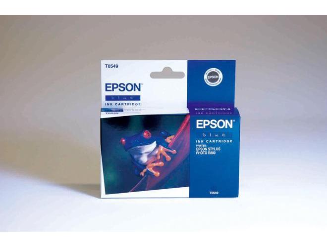 Inkoustová náplň EPSON C13T054940, modrá (blue), 13 ml