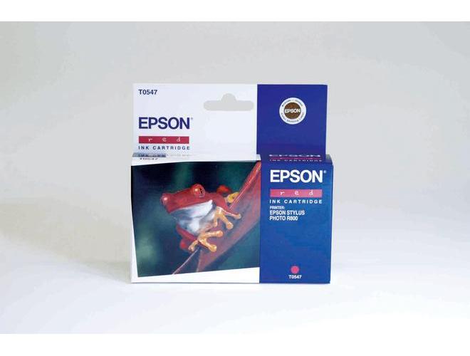 Inkoustová náplň EPSON C13T054740, červená (red), 13 ml