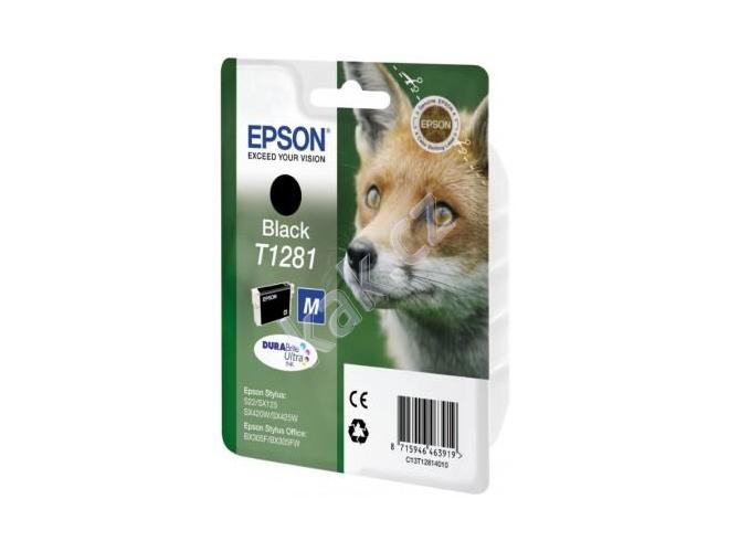 Inkoustová náplň EPSON  C13T12814010, černá (black), 5,9 ml