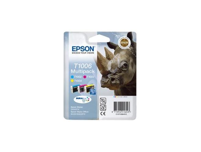 Inkoustová náplň EPSON  T1006, CMY, multipack