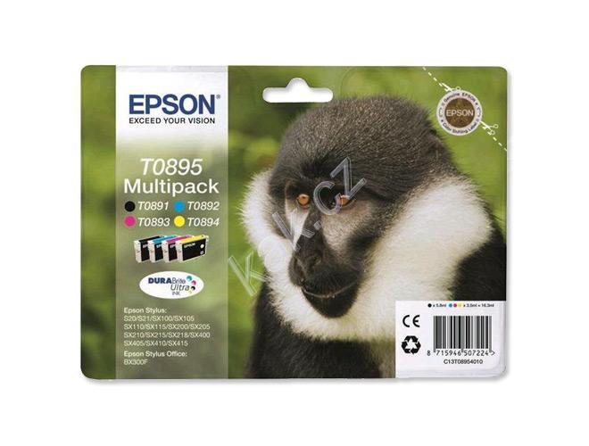Inkoustová náplň EPSON  C13T08954010, CMYK, 16,3ml