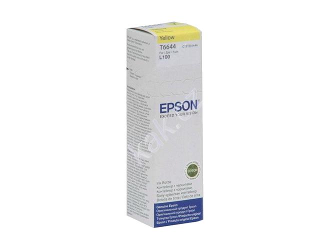 Inkoustová náplň EPSON  T6644, žlutá (yellow)