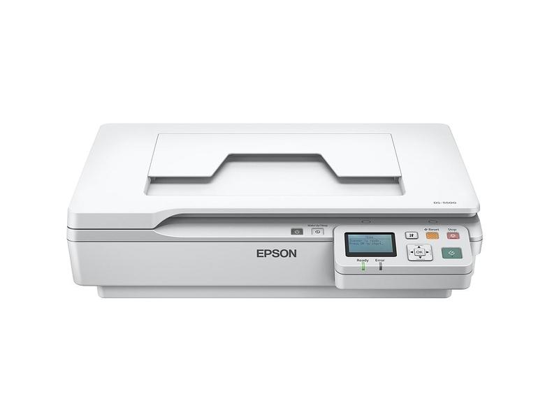 Skener EPSON WorkForce DS-5500N, bílý (white)