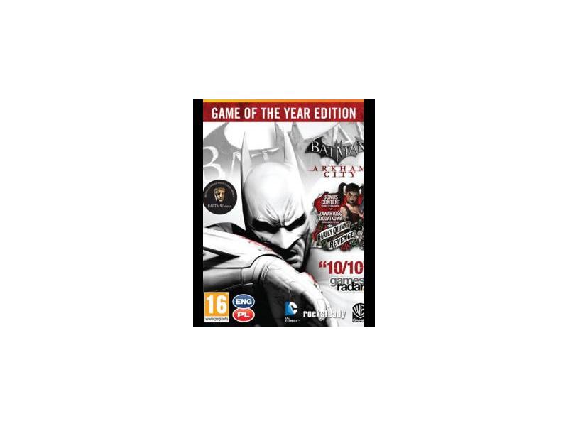 Hra na PC ESD GAMES Batman Arkham City Game of the Year Edition
