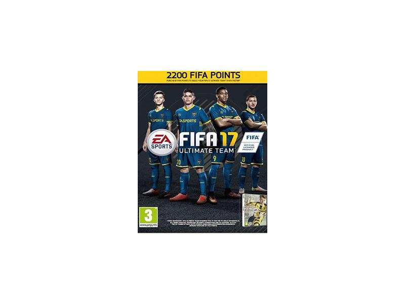 Hra na PC ESD GAMES FIFA 17 2200 FUT Points