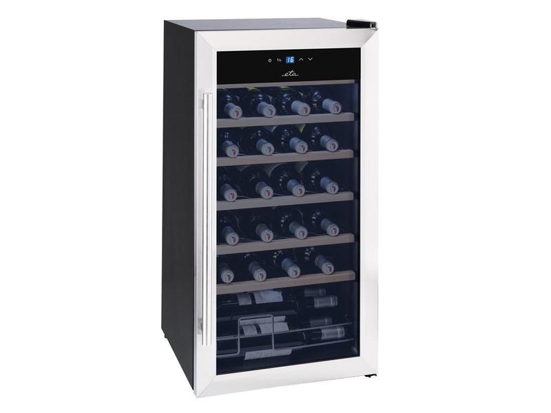 Vinotéka ETA 9529, černo-stříbrný (black/silver)