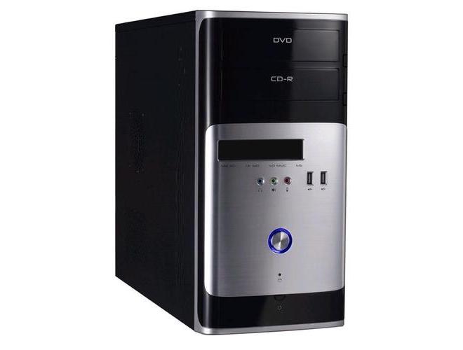 Skříň EUROCASE  MC30, černo-stříbrná (black-silver)