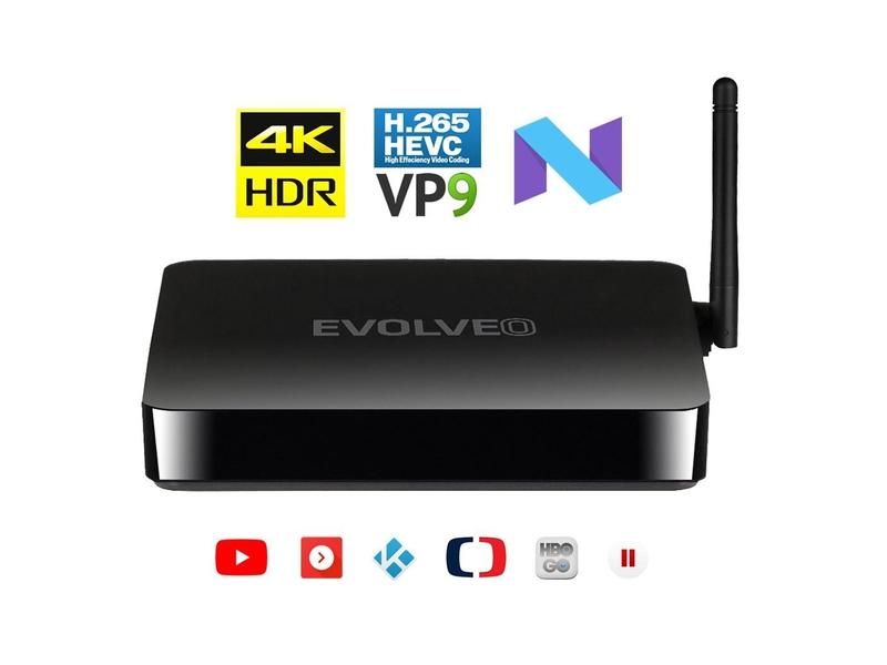 Multimediální přehrávač EVOLVEO MultiMedia Box M4, černý (black)