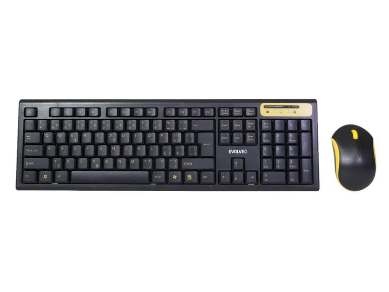 Sada bezdrátové klávesnice a myši EVOLVEO WK-160