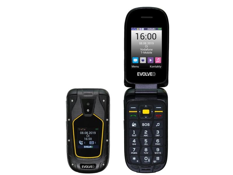 Odolný mobilní telefon EVOLVEO StrongPhone F5, černý (black)