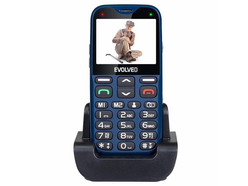 Mobilní telefon pro seniory EVOLVEO EasyPhone XG, modrý (blue)