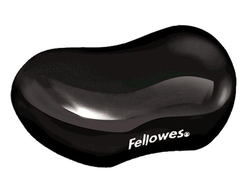 Podložka pod zápěstí Fellowes CRYSTAL gelová, černý (black)
