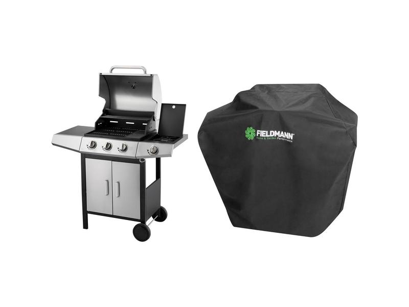 Plynový gril + obal FIELDMANN FZG 3010 + obal FZG 9050