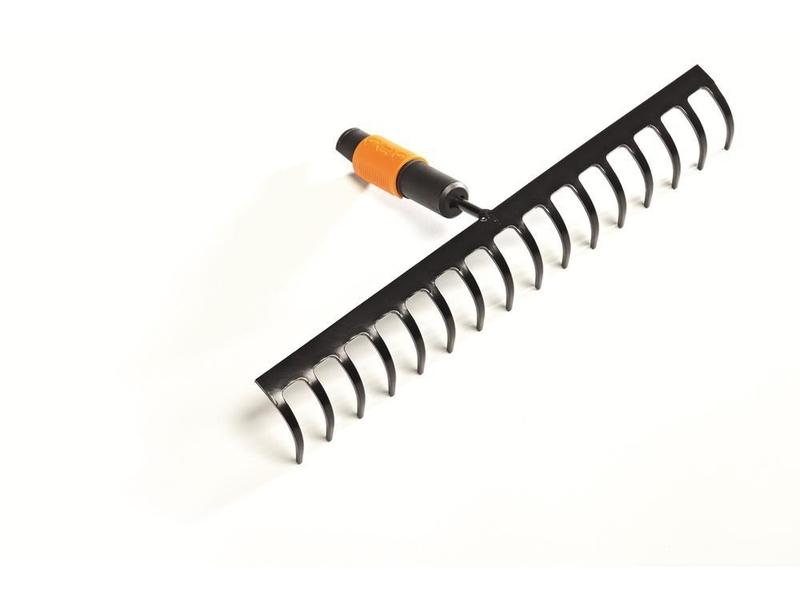 Hrábě FISKARS QuikFit, černá/oranžová (black/orange)