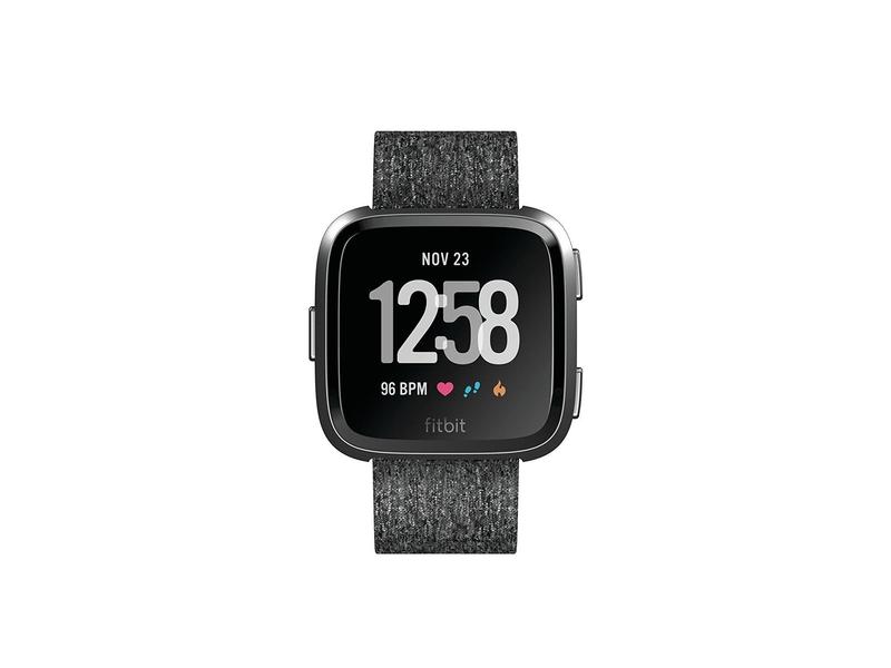 Chytré hodinky FITBIT Versa - Charcoal Woven, šedá (grey)