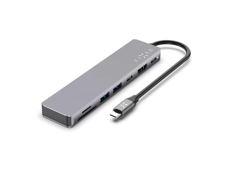Fixed USB-C HUB 7-port FIXHU-CAD-GR