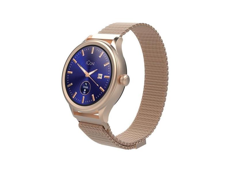 Chytré hodinky FOREVER Icon AW-100, zlaté (gold)