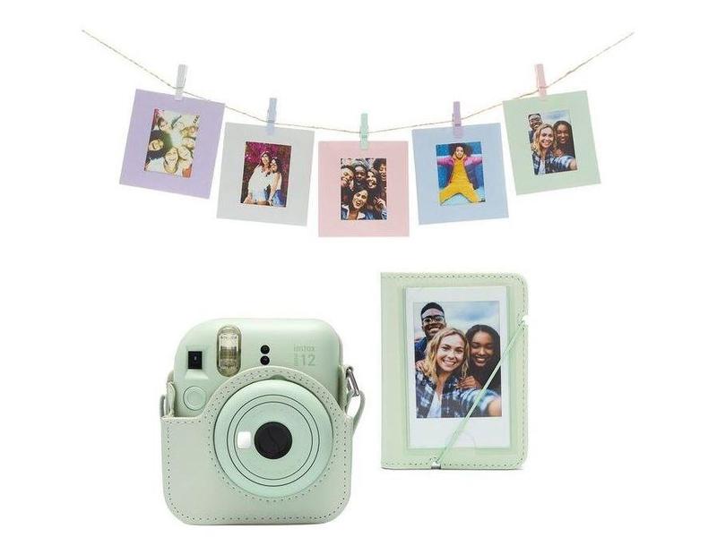 Instantní film FUJIFILM Instax mini 12 ACC kit + 20ks papírů, zelená (green)