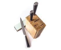 Obrázek k produktu: G21 Damascus Premium v bambusovém bloku, Box, 3 ks + brusný kámen