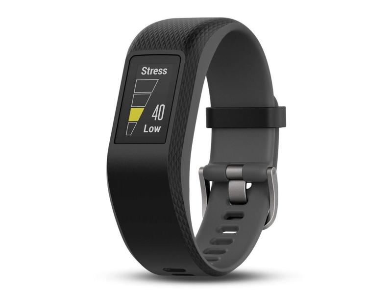 Fitness náramek GARMIN vivoSport Optic Slate vel. L, černý (black)