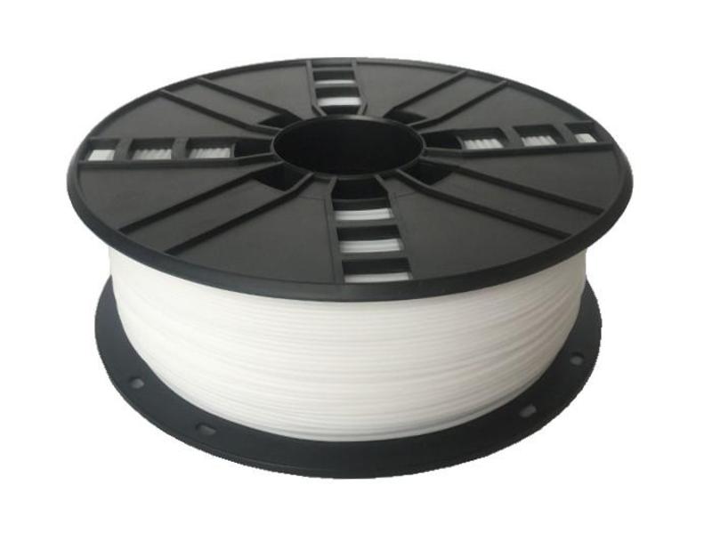 Plastové vlákno pro 3D tiskárny GEMBIRD Tisková struna (filament), bílá (white)