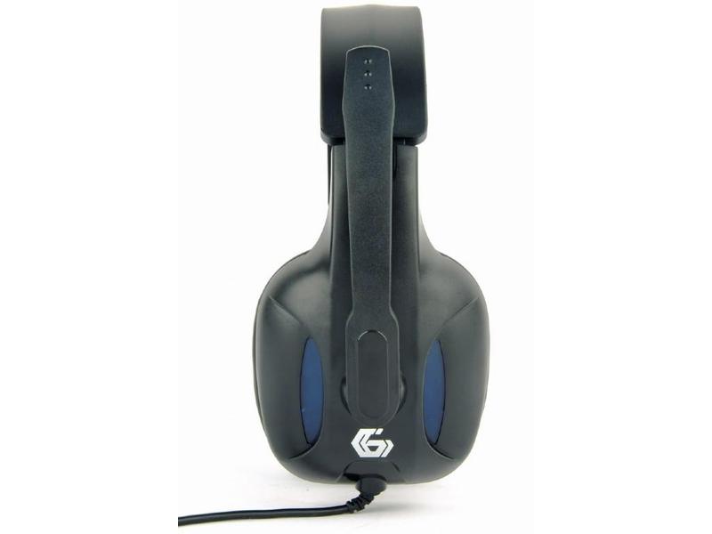 Herní sluchátka GEMBIRD GHS-04, černá/modrá (black/blue)