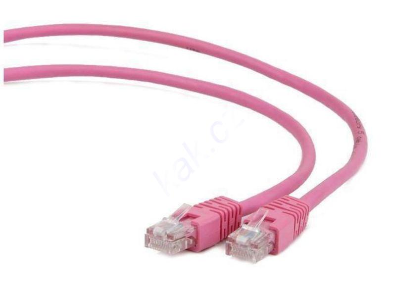  GEMBIRD  Patch kabel Cat5e 3m, růžový (pink)