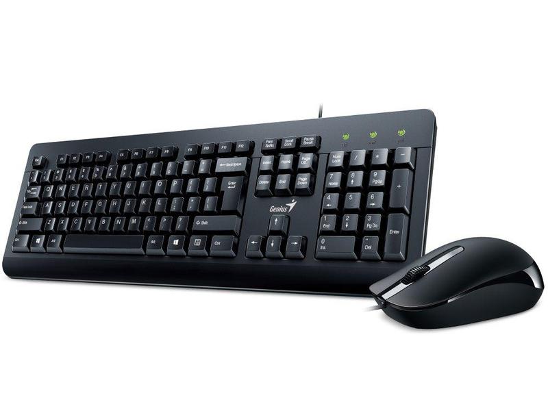 Set klávesnice a myši GENIUS KM-160, černá (black)