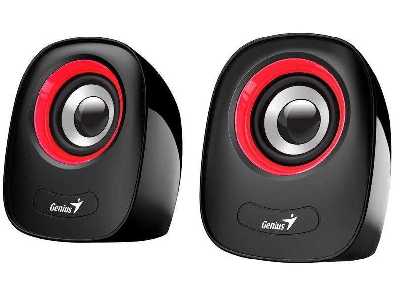Reproduktory GENIUS SP-Q160 Red, černá/červená (black/red)