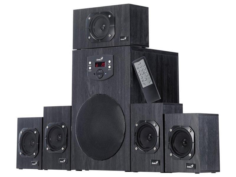Reproduktory GENIUS SW-HF 5.1 4500 Ver. II, černá (black)