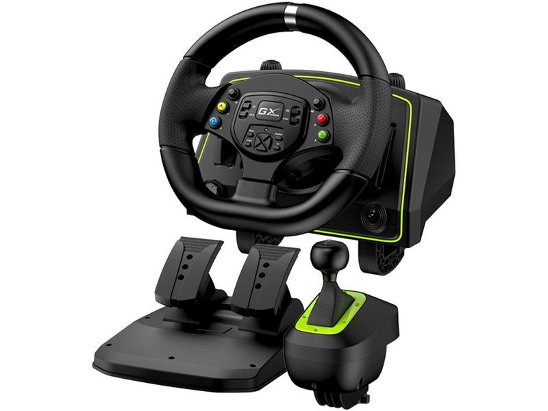 Volant s pedály GENIUS GX Gaming SpeedMaster X2, černý (black)