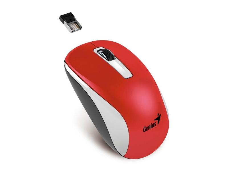 Bezdrátová myš GENIUS NX-7010, bílo-červený (white-red)
