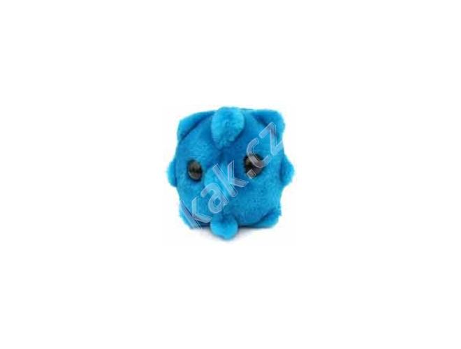 Plyšová hračka ve tvaru mikroba GIANTmicrobes  Běžná rýma (Rhinovirus)