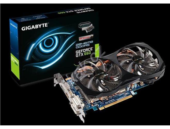 Grafická karta GIGABYTE  GV-N660OC-2GD