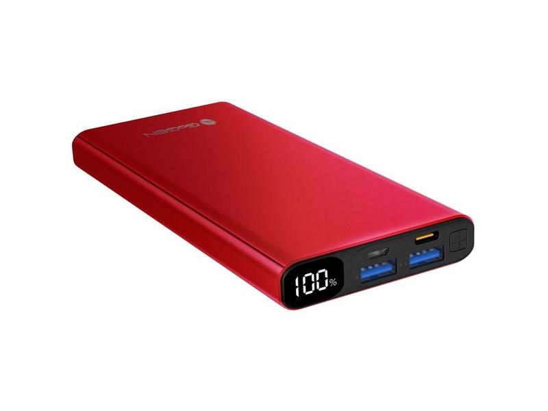 Externí baterie GOGEN PB100008 10000 mAh, červená (red)