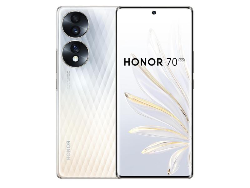 Mobilní telefon HONOR 70 5G 8GB/256GB, stříbrný