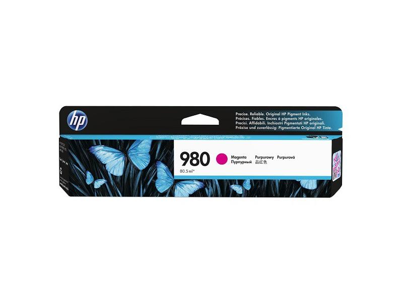 Inkoustová náplň HP  D8J08A (č.980), purpurová (magenta), 6.600 stran