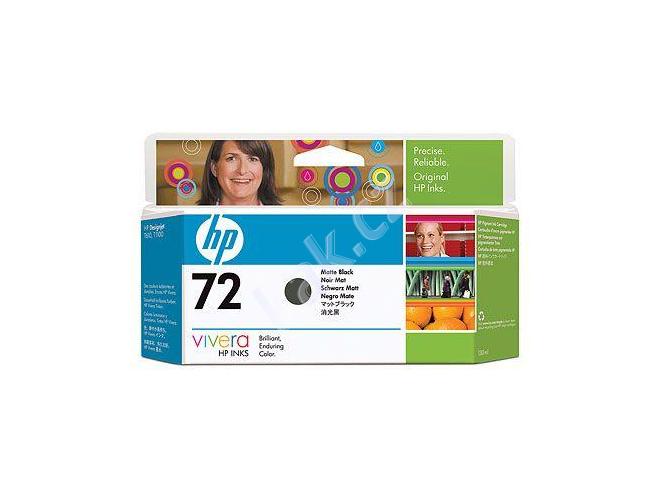 Inkoustová náplň HP  C9403A (č.72), matná černá (black), 130 ml