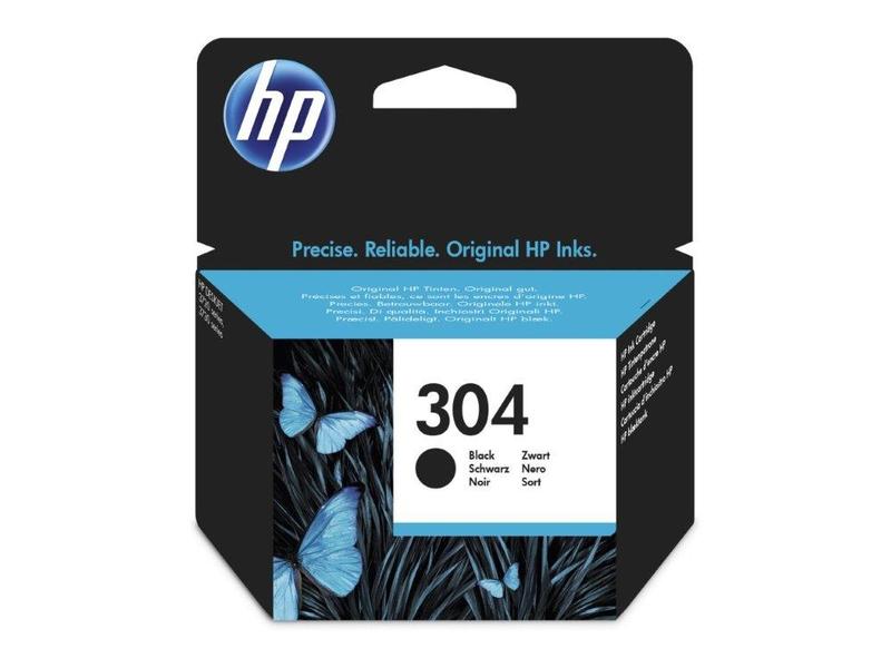 Inkoustová náplň HP N9K06AE (č.304), černá (black)