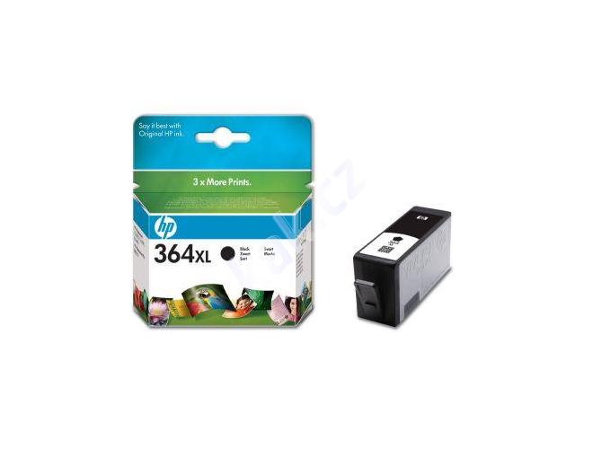 Inkoustová náplň HP  CB321EE (č.364XL), černá (black), 18ml