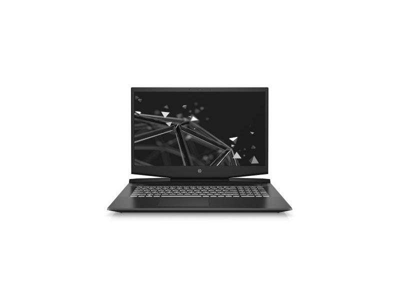 Herní notebook HP Pavilion Gaming 17-cd0014nc FHD, černý/bílý (black/white)